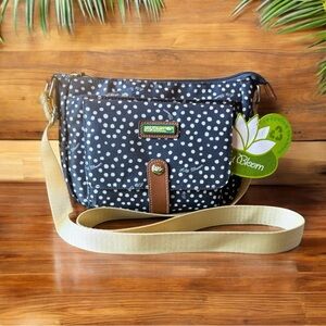 LILY BLOOM NWT Cristina Crossbody Bag - Dancing Dots Navy